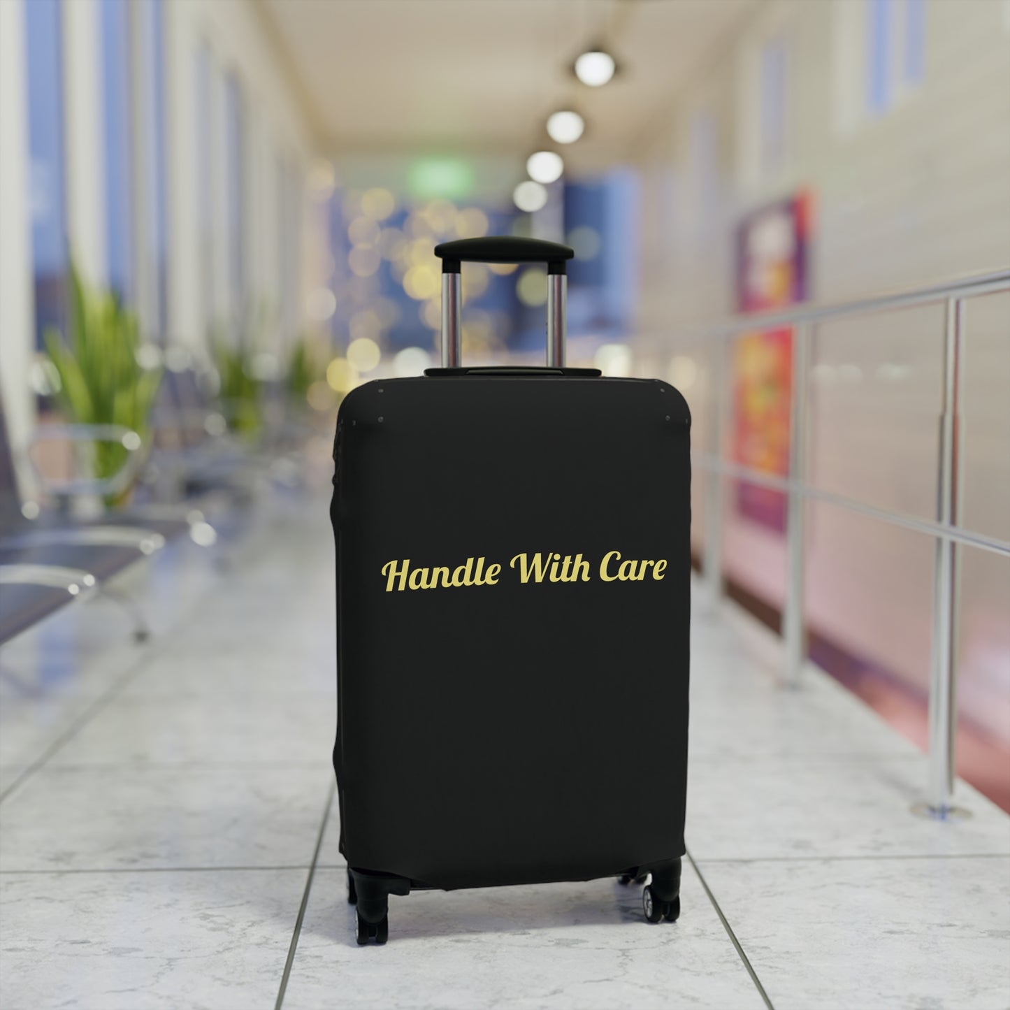 Handle With Care Travel Luggage Cover