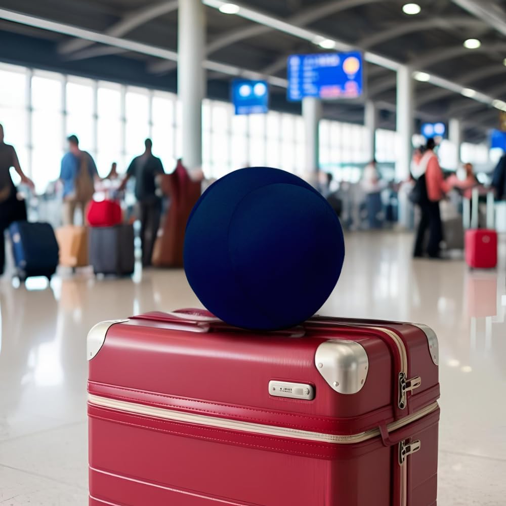 Travel Fanatics Soft bolster pillow with beads inside for sleeping on flight