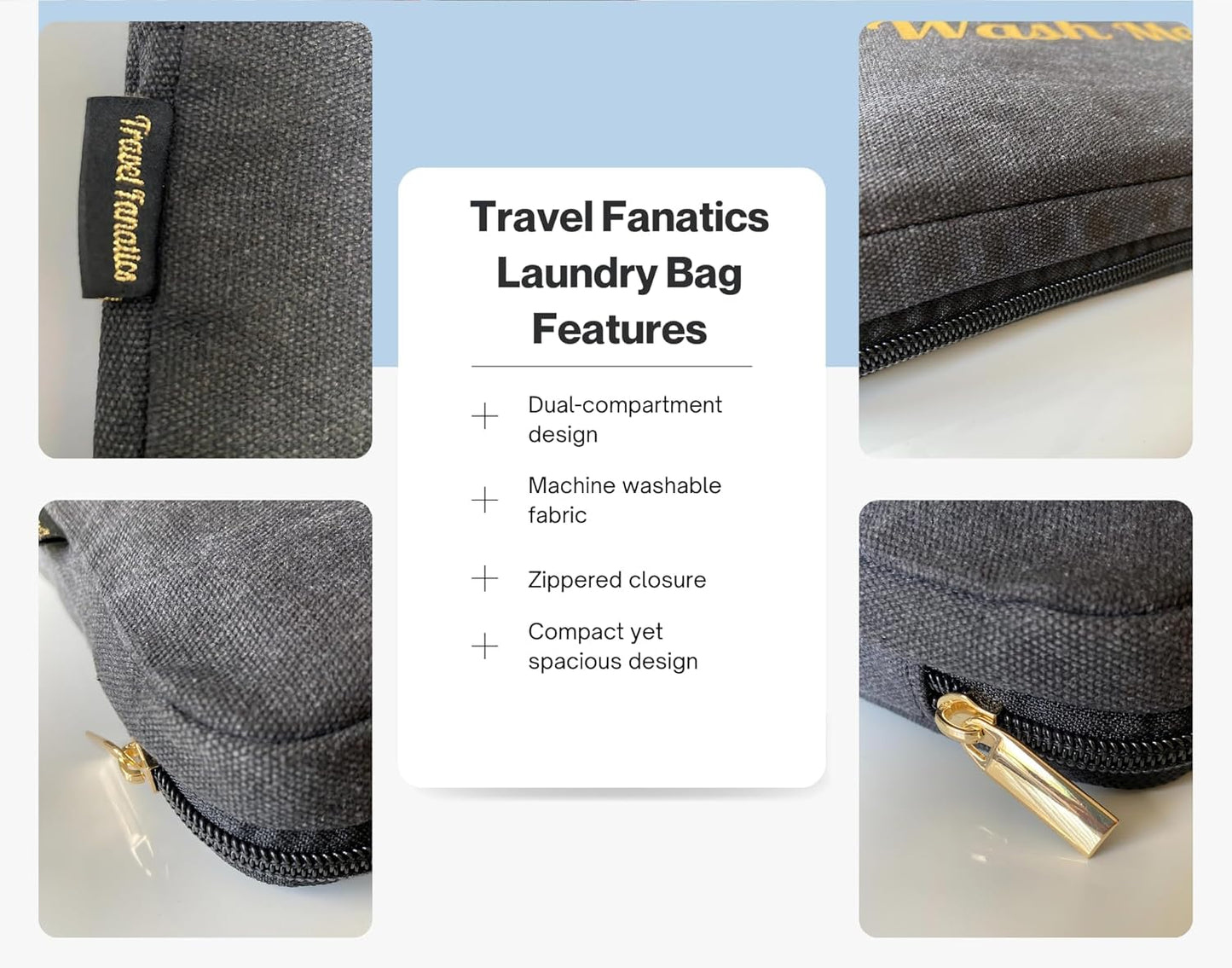 must have thoughtful design to Separate clean and dirty clothes with dual compartment design for on the go lifestyle