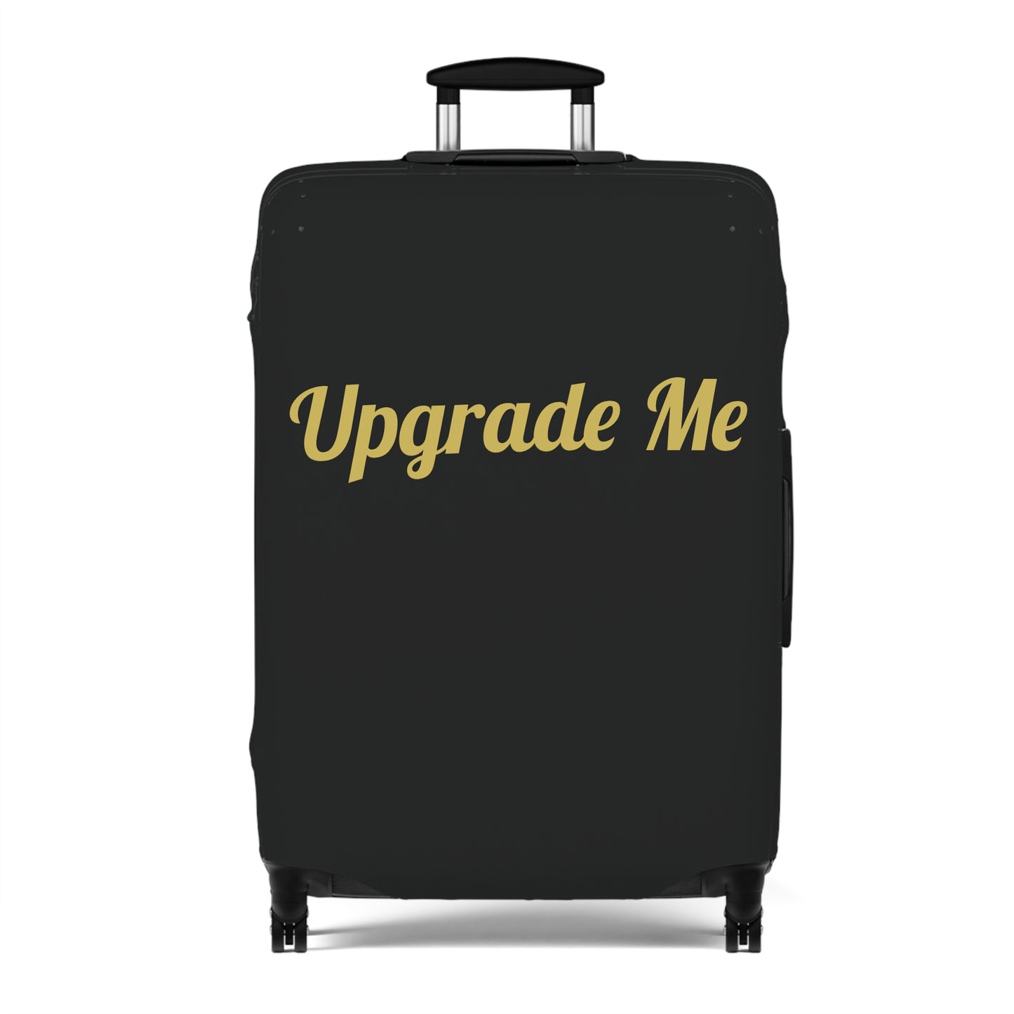 Upgrade Me Black Luggage Cover