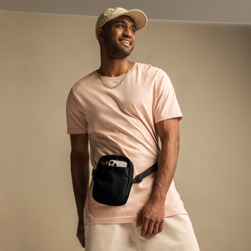 "Pack + Go" Black Utility crossbody bag
