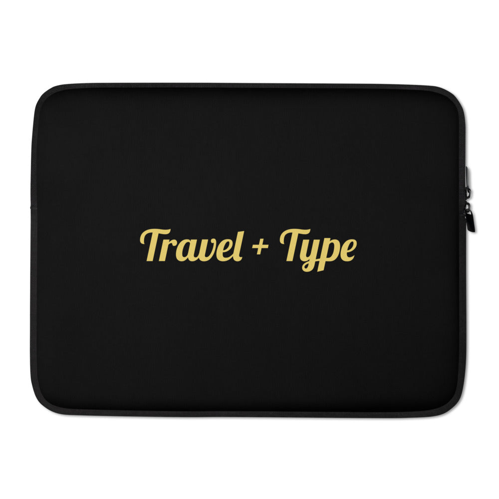 Travel + Type Laptop Sleeve