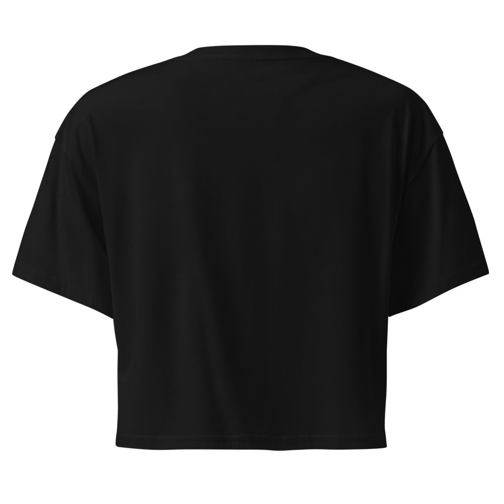 Black t-shirt on a white background