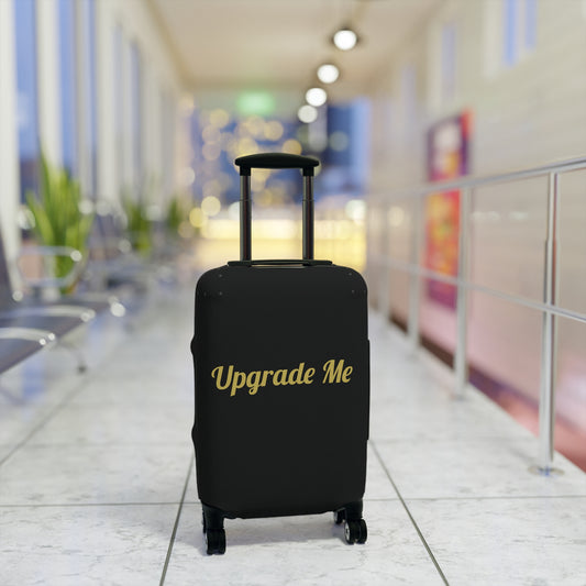 Upgrade Me Black Luggage Cover