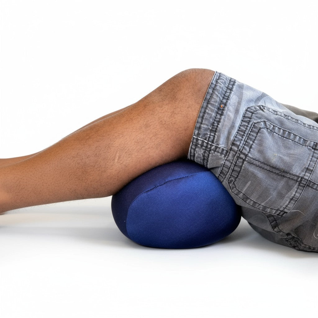 Microbead pillow providing relief for pressure points post surgery recovery.