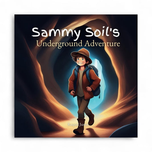 Book cover of 'Sammy Soil's Underground Adventure' with a character in 

