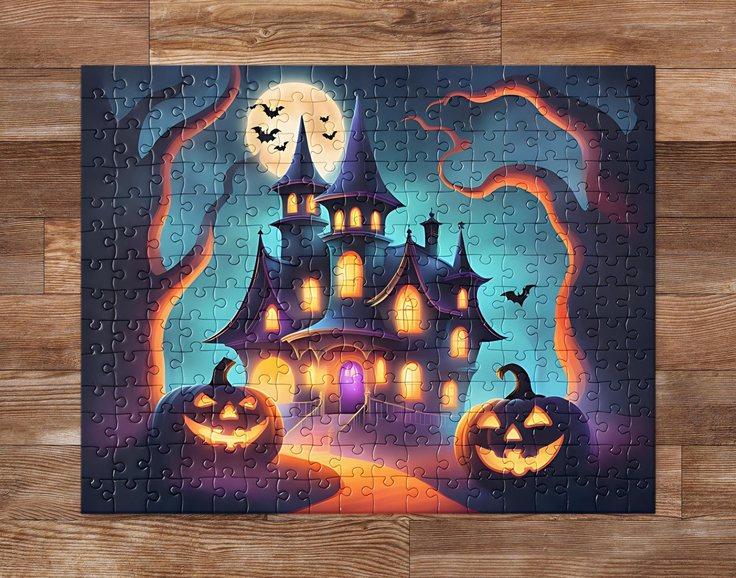 Haunted House Halloween Jigsaw Puzzle  252 Pieces of Spooky Fun for All Ages