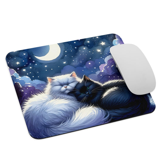 Cat Lover Mouse Pad - Soft Anti-Slip Surface for Gamers & Office - Personalized Cute Feline Design - Perfect Gift for Cat and Pet Owners