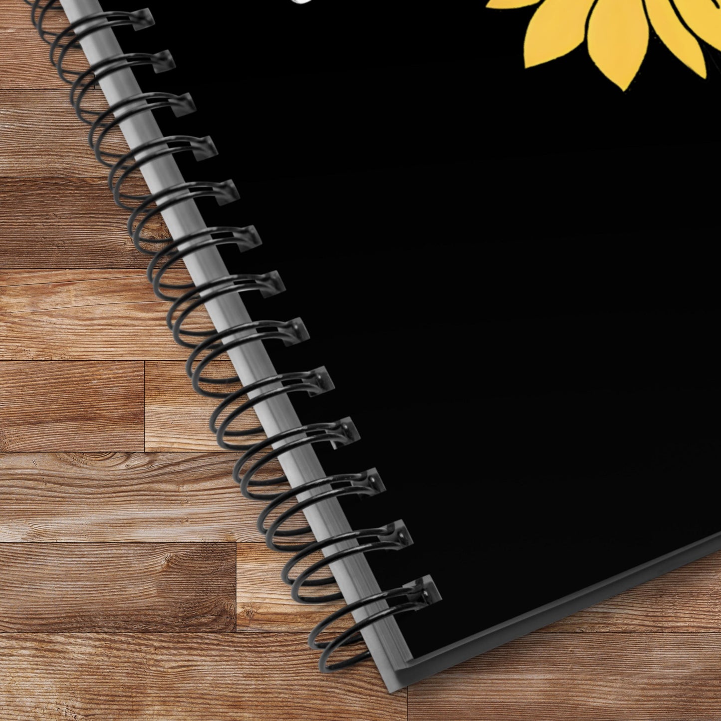 Follow Your Buzz to Success Spiral Notebook | Bee Sunflower Design | Customizable Stationery | 140 Dotted Pages | Ideal for Journaling Notes