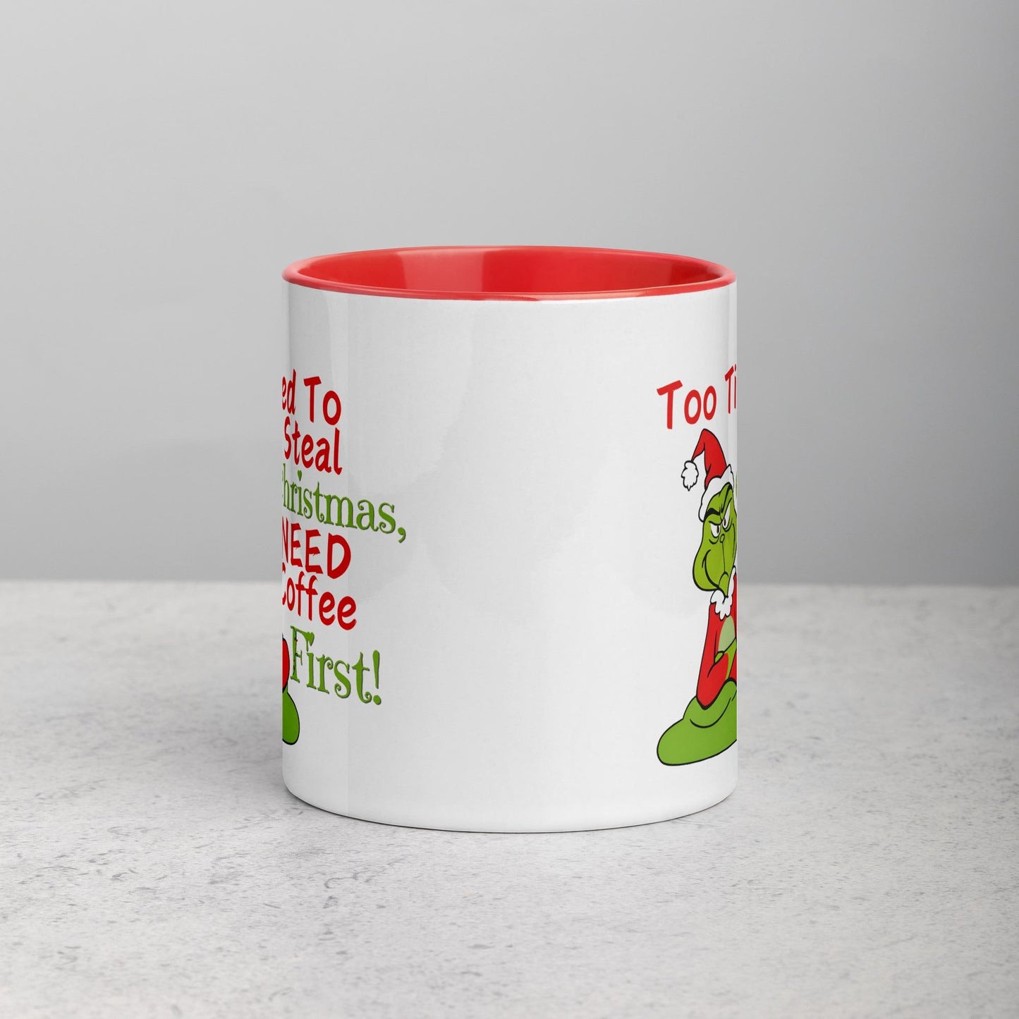 Grinch Coffee Mug - Fun Christmas Gift, Holiday Mug with Colorful Design, 11oz Ceramic, Dishwasher & Microwave Safe