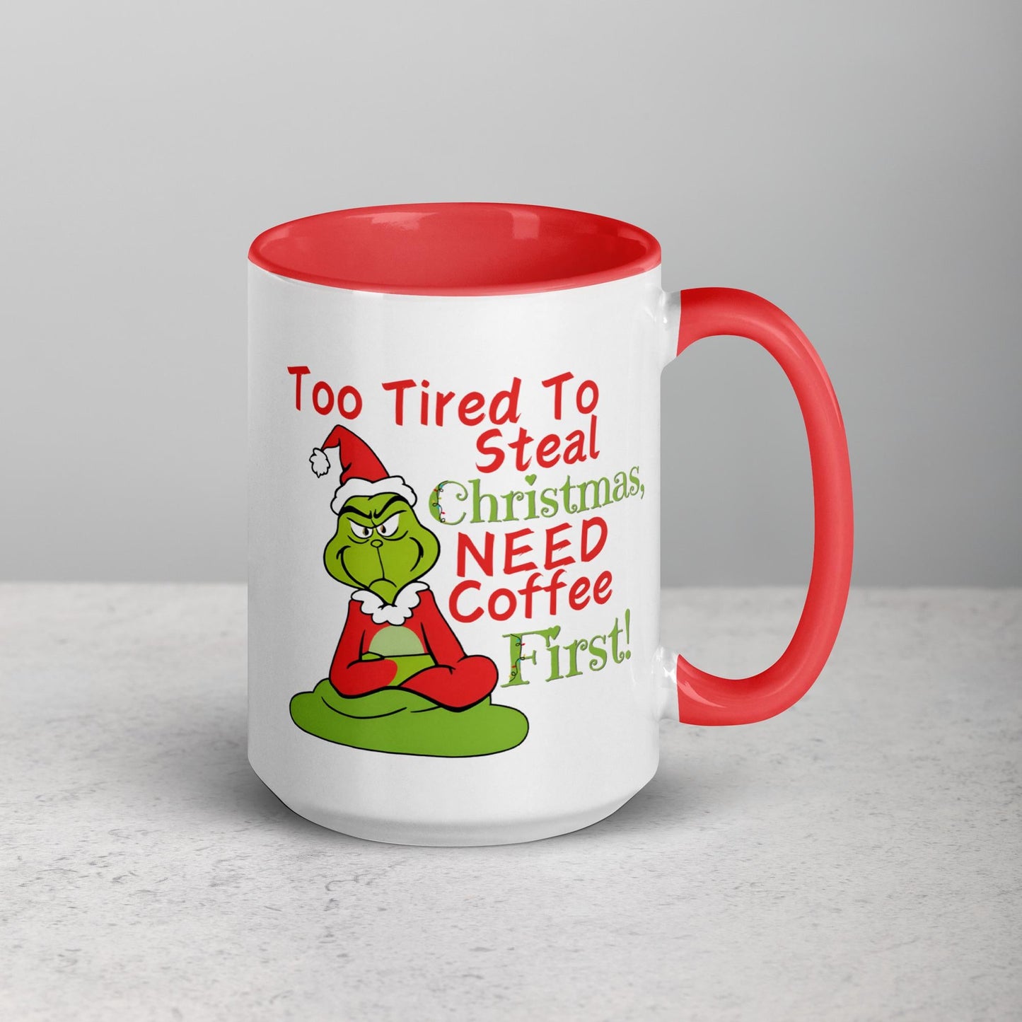 Grinch Coffee Mug - Fun Christmas Gift, Holiday Mug with Colorful Design, 11oz Ceramic, Dishwasher & Microwave Safe