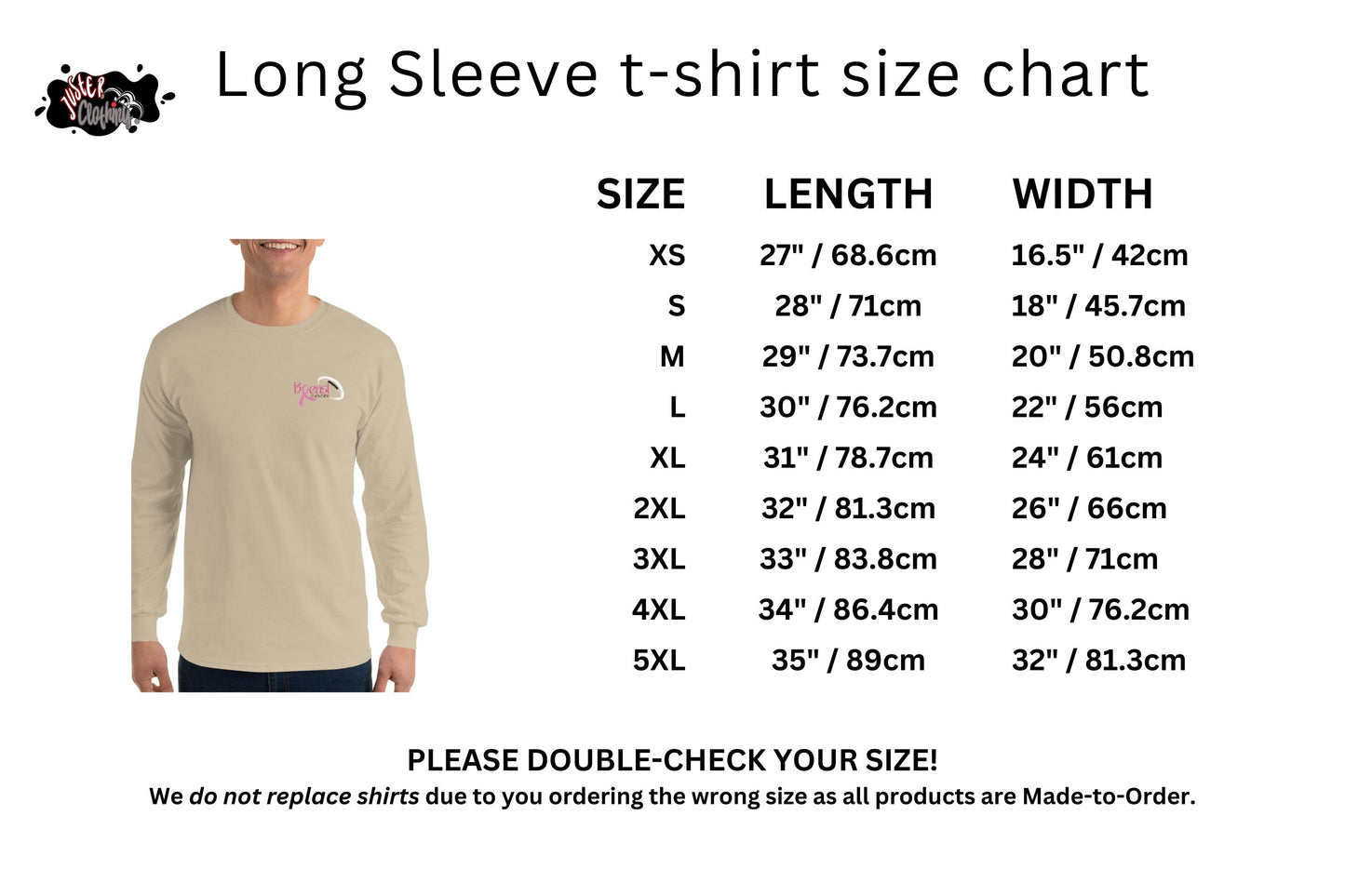 Breast Cancer Awareness Football Shirts | Classic Fit Long Sleeve Tee | Support the Cause | 100% Cotton | Perfect for Casual Wear