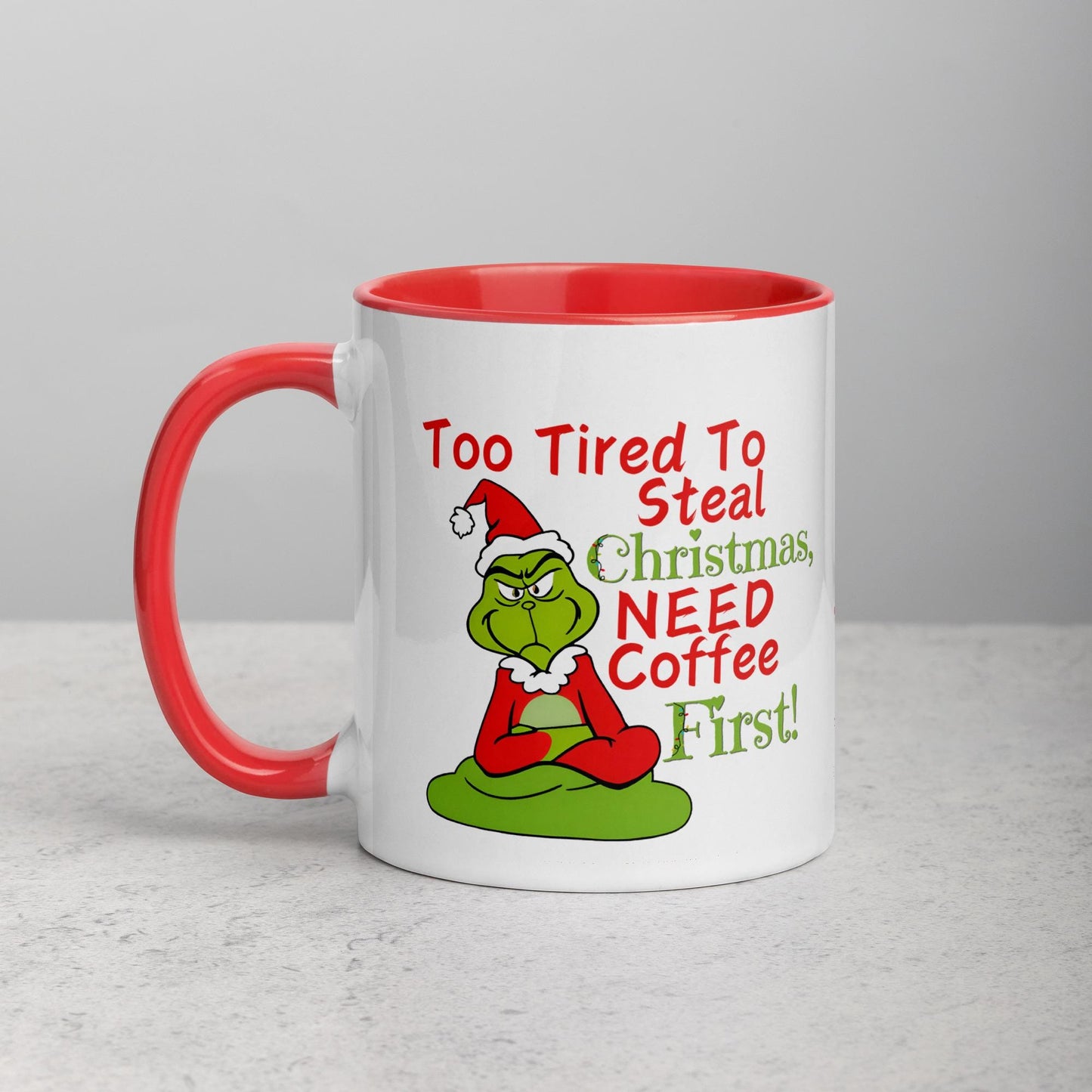 Grinch Coffee Mug - Fun Christmas Gift, Holiday Mug with Colorful Design, 11oz Ceramic, Dishwasher & Microwave Safe