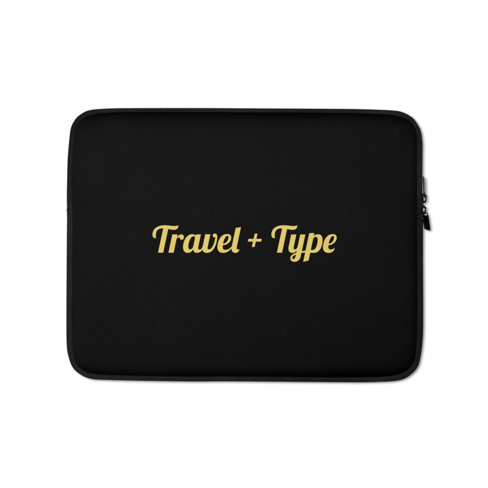 Travel + Type Laptop Sleeve