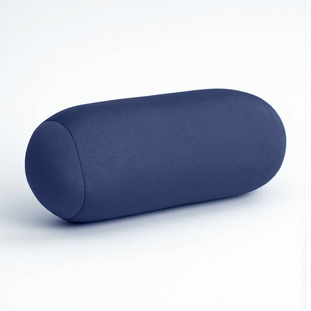 Mini microbead pillow used as a neck support for travel or home.