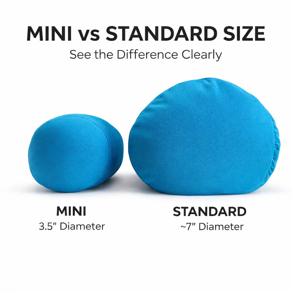 Travel Fanatics Mini Microbead Pillow